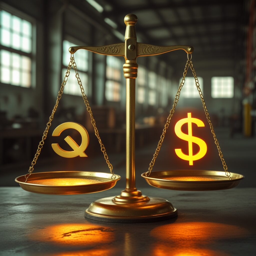 الجودة والتكلفة